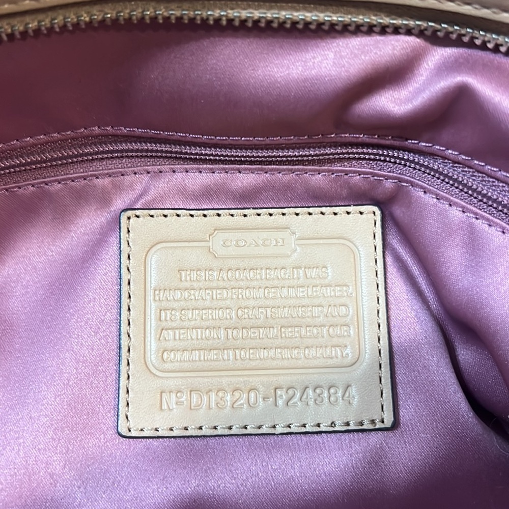 Coach Genuine Leather Python Shoulder Bag - image 6